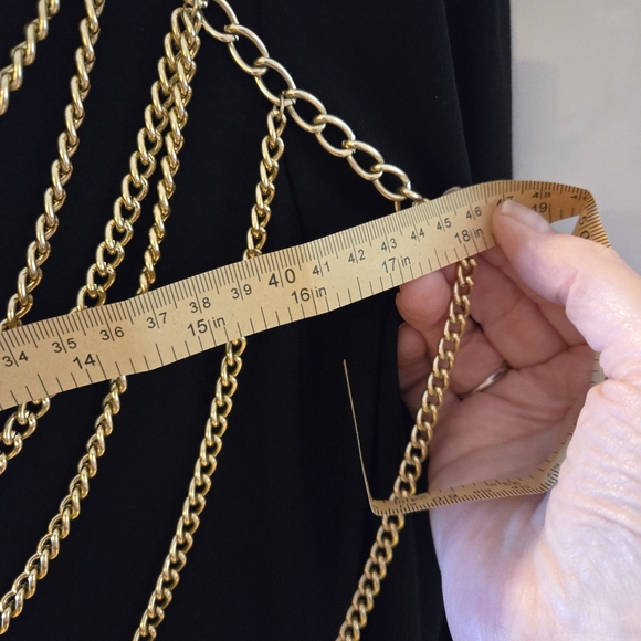 Vintage Goldtone Chain Vest, 70s, Size Small - Picture 13 of 16